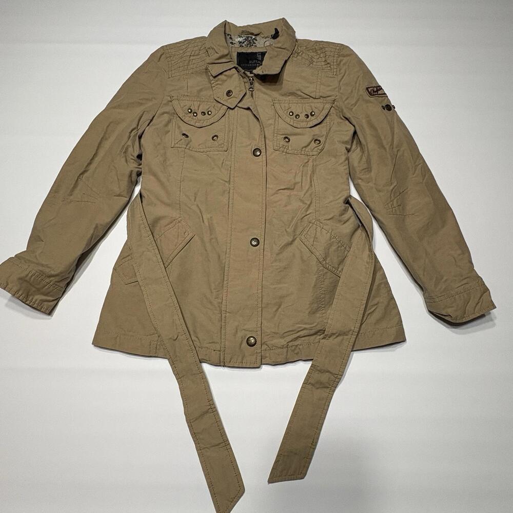 Buffalo David Bitton Women’s Military Spring Jacket - Small